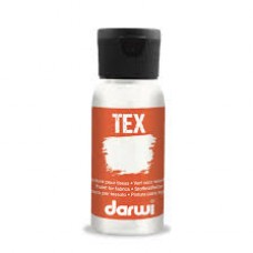 TEKSTILKRĀSA TEX balta 50ml